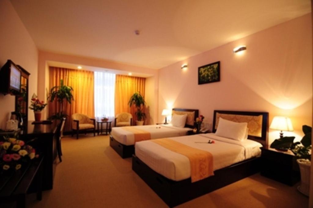 Dong Kinh A Hotel Ho Chi Minh-stad Kamer foto
